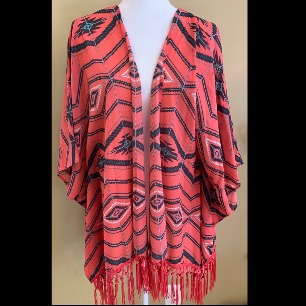 Boho Style Fringed Top/Jacket. M/P